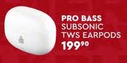 Pro Bass Subsonic TWS Earpods