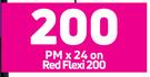 Samsung Galaxy A04e Smartphone-On Red Flexi 200