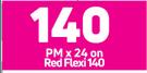 Samsung Galaxy A03 Core Smartphone-On Red Flexi 140