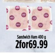Sandwich Ham-For 2 x 400g