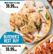 Chicken Flatties Assorted-1.2kg Each