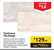 Treehouse Tile Range 250mm X 500mm-Per Sqm