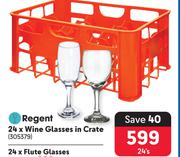 Regent 24 x Wine Glasses in Crate-24's