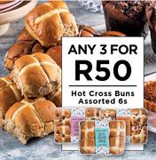 Hot Cross Buns Assorted 6's Pack-For Any 3