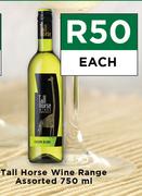 Tall Horse Wine Range Assorted-750ml