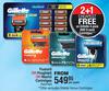 Gillette Fusion 5 Or Proglide 5 Or Mach 3 Cartridges Assorted-Per Pack 