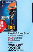 Gillette Proglide 5 Power Razor-Per Pack