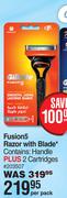 Gillette Fusion 5 Razor With Blade-Per Pack