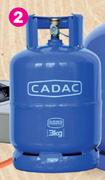 Cadac 3Kg Empty Gas Cylinder