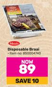 Metalix Disposable Braai