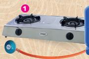 Cadac 2 Plate Gas Stove With H & R