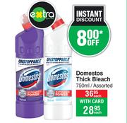 Domestos Thick Bleach Assorted-750ml Each