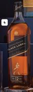 Johnnie Walker Black Label Scotch Whisky Double Glass Gift Pack 104127-1 x750ml Each