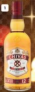 Chivas Regal 12 Year Old Blended Scotch Whisky 110305-1 x 750ml Each