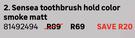 Sensea Toothbrush Hold Color (Smoke Matt) 81492494