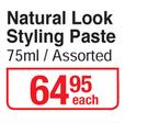 AXE Natural Look Styling Paste Assorted-75ml Each