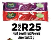 Fruit Bowl Fruit Peelers Assorted-2 x 20g
