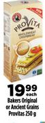 Bakers Original On Ancient Grains Provitas-250g Each