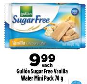 Gullon Sugar Free Vanilla Wafer Mini Pack-70g Each
