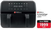 Milex 9Ltr Dual Airfryer MDA002 