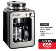 Eiger Grind And Brew Filter Coffee Maker EG-SCFC01