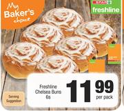 Freshline Chelsea Buns-6s Per Pack
