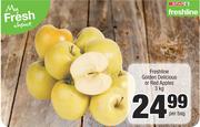 Freshline Golden Delicious Or Red Apples-3Kg Per Bag
