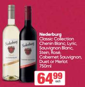 Nederburg Classic Collection Chenin Blanc, Lyric, Sauvignon Blanc, Stein, Rose-750ml