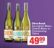 Olive Brook Sauvignon Blanc, Chenin Blanc Or Chardonnay-750ml Each