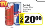 Red Bull Energy Assorted-For Any 2 x 250ml