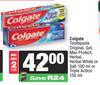 Colgate Toothpaste Original,Gel,Max Protect,Herbal White Or Salt 100ml Or Triple Action 150ml-For 2