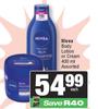 Nivea Body Lotion Or Cream-400ml Each