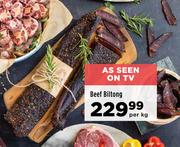 Beef Biltong-Per kg