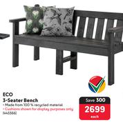 Eco 3-Seater Bench-Each
