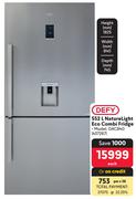 Defy Nature Light Eco Combi Fridge 437267-Each