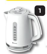 Eiger 1.7L Romana Plastic Kettle EG-SKP01W