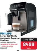 Philips Series 200 Fully Automatic Espresso Machine EP2235/40