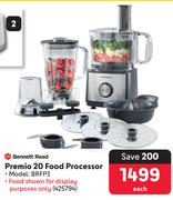 Bennett Read Premio 20 Food Processor BRFP3