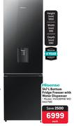 Hisense Bottom Fridge Freezer With Water Dispenser 462798-Each
