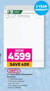 Defy 13 Place White Dishwasher DDW230
