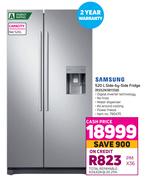 Samsung 520L Side By Side Fridge RS52N3B13S8