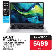 Acer 14"(35cm) Aspire Lite Intel Core i3 Laptop 850005358-Each