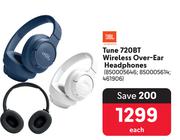 JBL Tune 720BT Wireless Over Ear Headphones-Each