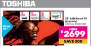 Toshiba 32"(81cm) LED Smart TV 32V35MN
