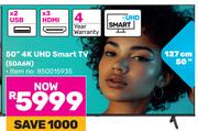 Hisense 50"(127cm) 4K UHD Smart TV 50A6N