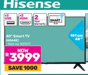 Hisense 40"(101cm) Smart TV 40A4K
