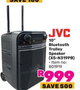 JVC 10" Bluetooth Trolley Speaker XS-N319PB