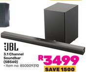 JBL 3.1 Channel Soundbar SB560