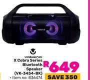 Volkano X Cobra Series Bluetooth Speaker VK-3454-BK