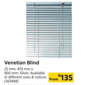 Venetian Blind (Silver ) 25mm, 470mm x 900m